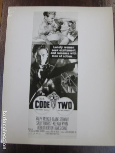 Cine: Code Two - FOTO B/N ORIGINAL - Ralph Meeker Elaine Stewart Sally Forrest james craig
