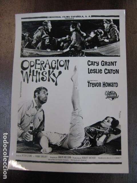 Cine: operacion whisky - FOTO B/N ORIGINAL - cary grant leslie caron trevor howard