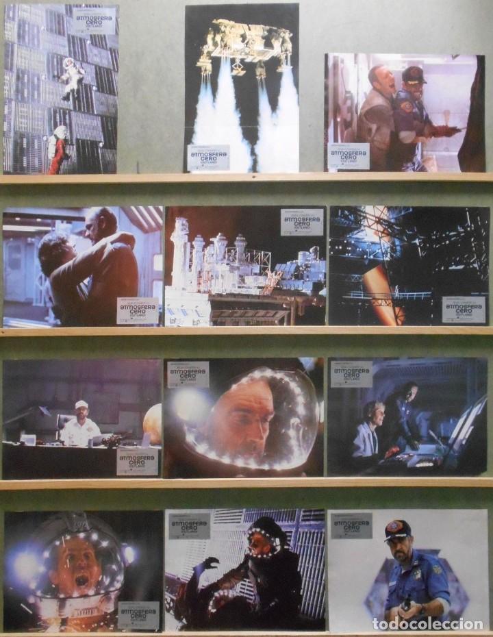Cine: XS84D ATMOSFERA CERO SEAN CONNERY SCIFI SET COMPLETO 12 FOTOCROMOS ORIGINAL ESTRENO