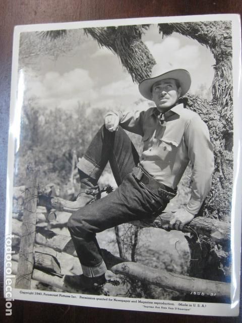 Cine: john howard - FOTO ORIGINAL B/N - texas rangers rides again Legi&oacute;n de tiradores