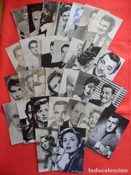 Cinema: Recopilacion 30 fotografias artistas cinematogr&aacute;ficos, edici&oacute;n soberanas Sobe a&ntilde;os 40, lot1