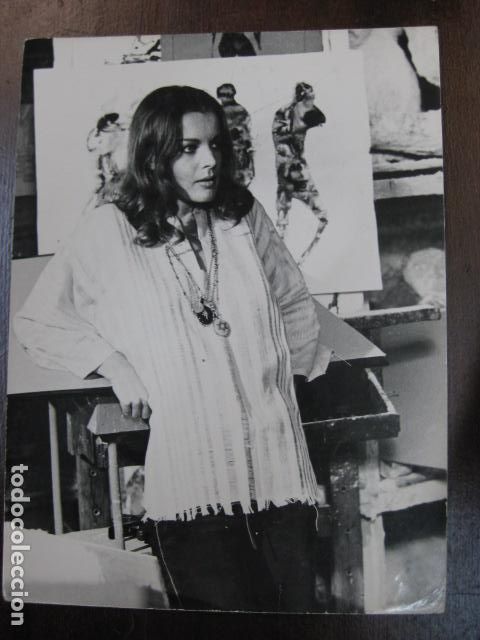 Cine: romy schneider - FOTO ORIGINAL B/N - austrian film sctress