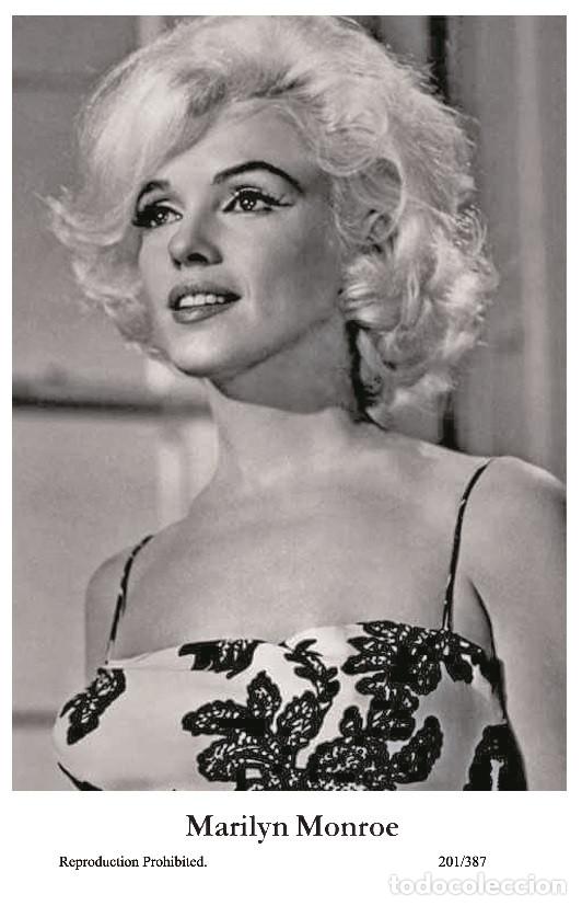 Cine: MARILYN MONROE - Film star Pin Up PHOTO postcard 201/387 - Publisher Swiftsure Postcards 2000