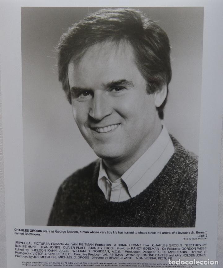 Cine: Charles Grodin-8x10-B&W-Press Photo BEETHOVEN,1992,Unversal pictures,2208-2