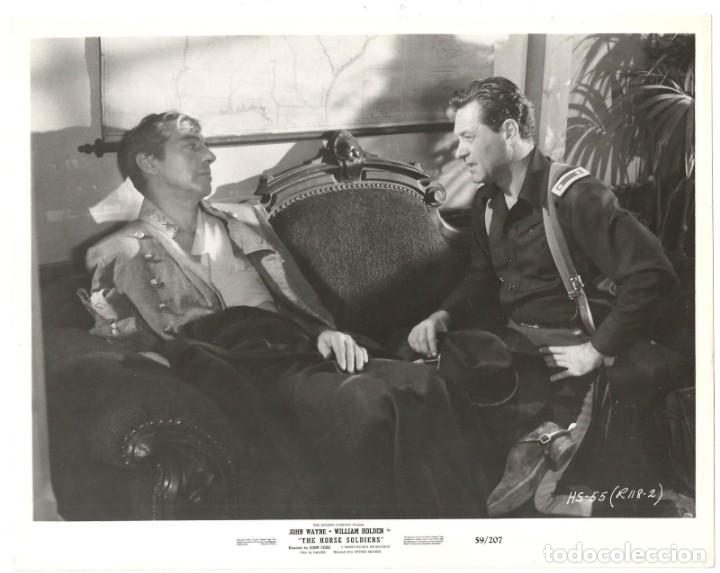 Cinema: F18366D WILLIAM HOLDEN CARLETON YOUNG MISION DE AUDACES JOHN WAYNE FOTO B/N ORIGINAL AMERICANA