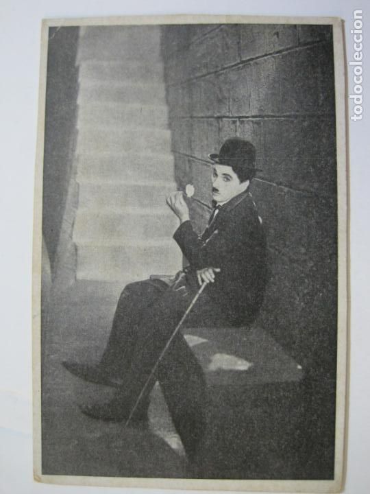 Cine: CHARLES CHAPLIN-POSTAL ANTIGUA DE CINE-VER FOTOS-(75.917)