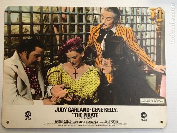 Cine: el pirata gene kelly judy garland fotocromo de carton original antiguo