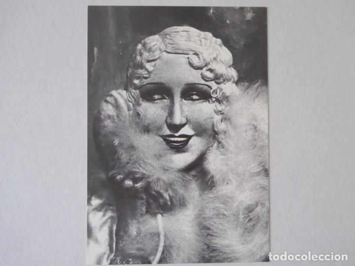 Cine: Postal Brigitte Szenlzi: Gitta Alpar, soprano de &oacute;pera y opereta h&uacute;ngara (relieve pintado, 1979)