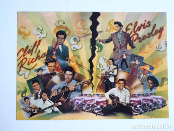 Cine: Postal Ger Van Wulfren: Clift Richard y Elvis Presley, 'Film stars', F.Nougeron-Francia n&uacute;mero H 69