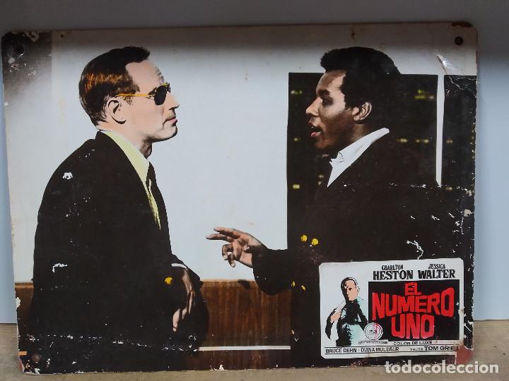 Cine: El n&uacute;mero uno. Charlton Heston, Jessica Walter, Bruce Dern. FOTOCROMO DE CARTON