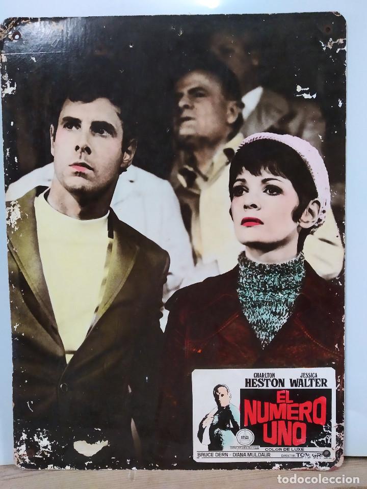 Cine: El n&uacute;mero uno. Charlton Heston, Jessica Walter, Bruce Dern. FOTOCROMO DE CARTON