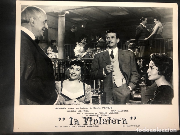 Cine: Foto original sara sarita Montiel.la violetera 30 x 23,5 cm