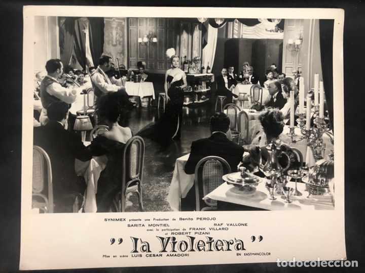 Cine: Foto original sara sarita Montiel.la violetera 30 x 23,5 cm