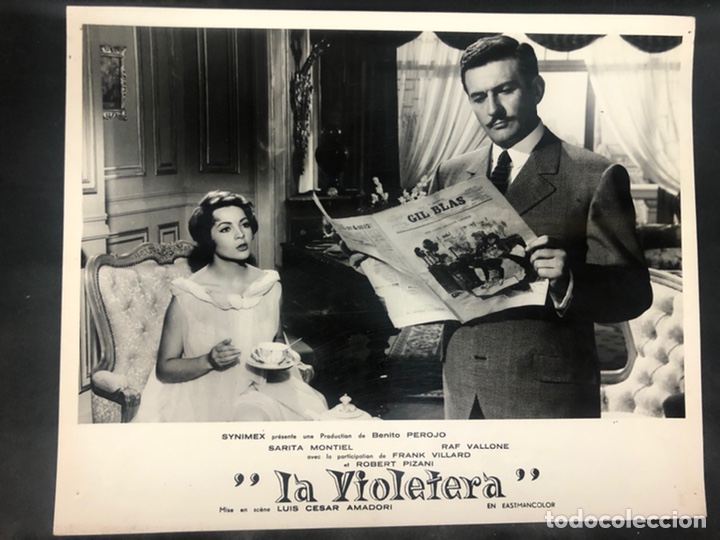 Cine: Foto original sara sarita Montiel.la violetera 30 x 23,5 cm