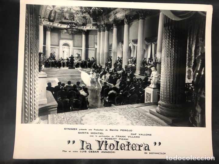 Cine: Foto original sara sarita Montiel.la violetera 30 x 23,5 cm