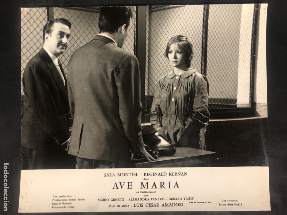Cine: Foto original sara sarita Montiel.pecado de amor 27,5 x 22,5 cm