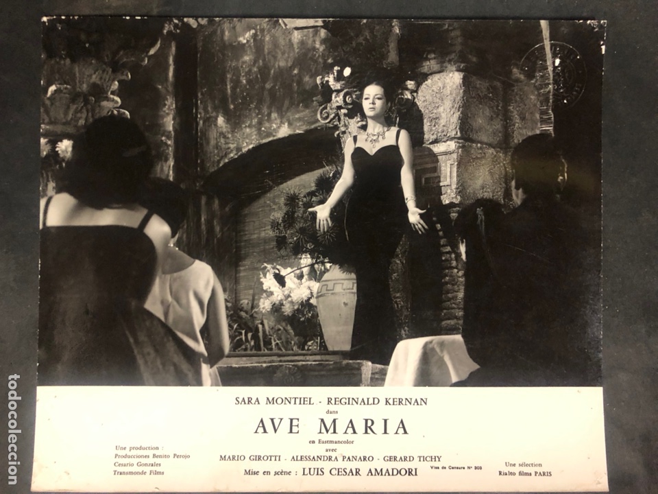Cine: Foto original sara sarita Montiel.pecado de amor 27,5 x 22,5 cm