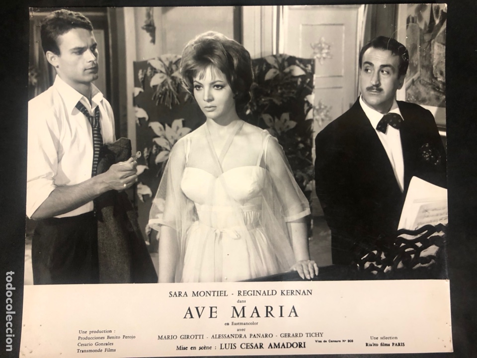 Cine: Foto original sara sarita Montiel.pecado de amor 27,5 x 22,5 cm