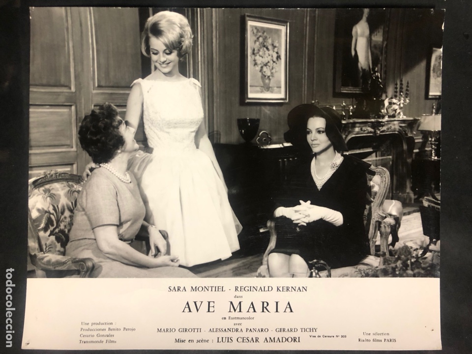 Cine: Foto original sara sarita Montiel.pecado de amor 27,5 x 22,5 cm