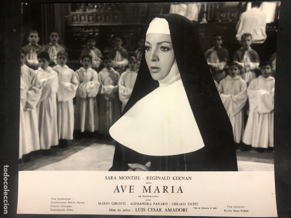 Cine: Foto original sara sarita Montiel.pecado de amor 27,5 x 22,5 cm