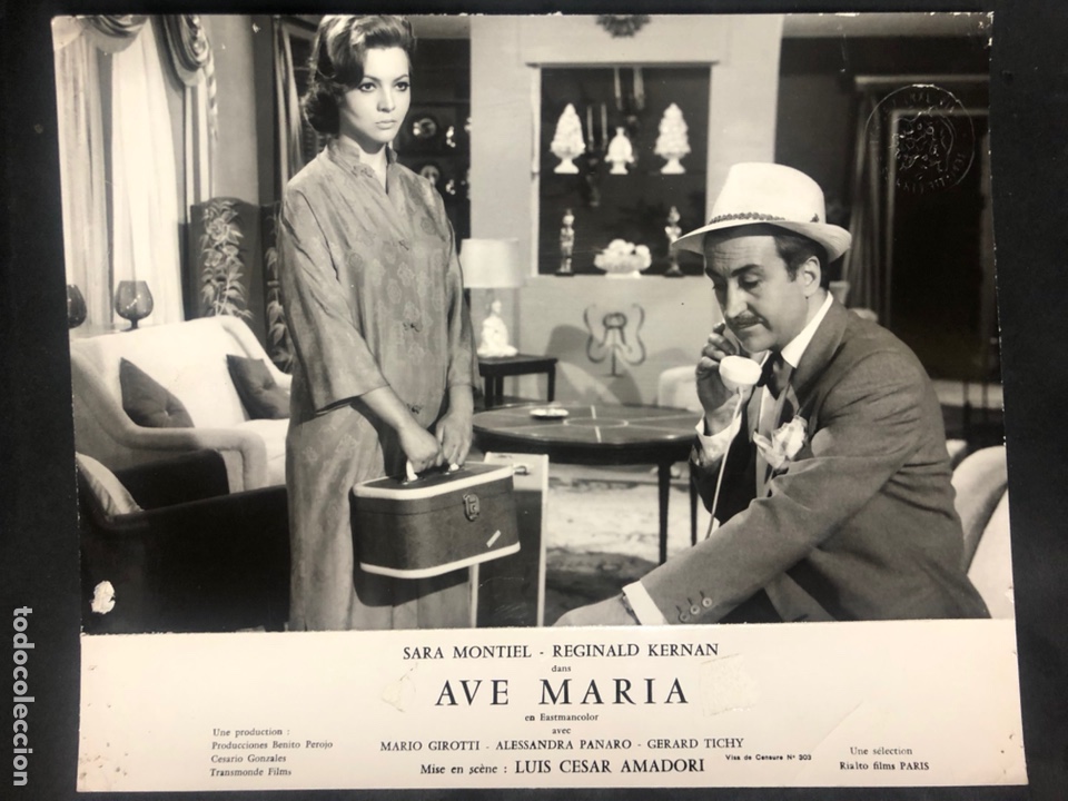 Cine: Foto original sara sarita Montiel.pecado de amor 27,5 x 22,5 cm