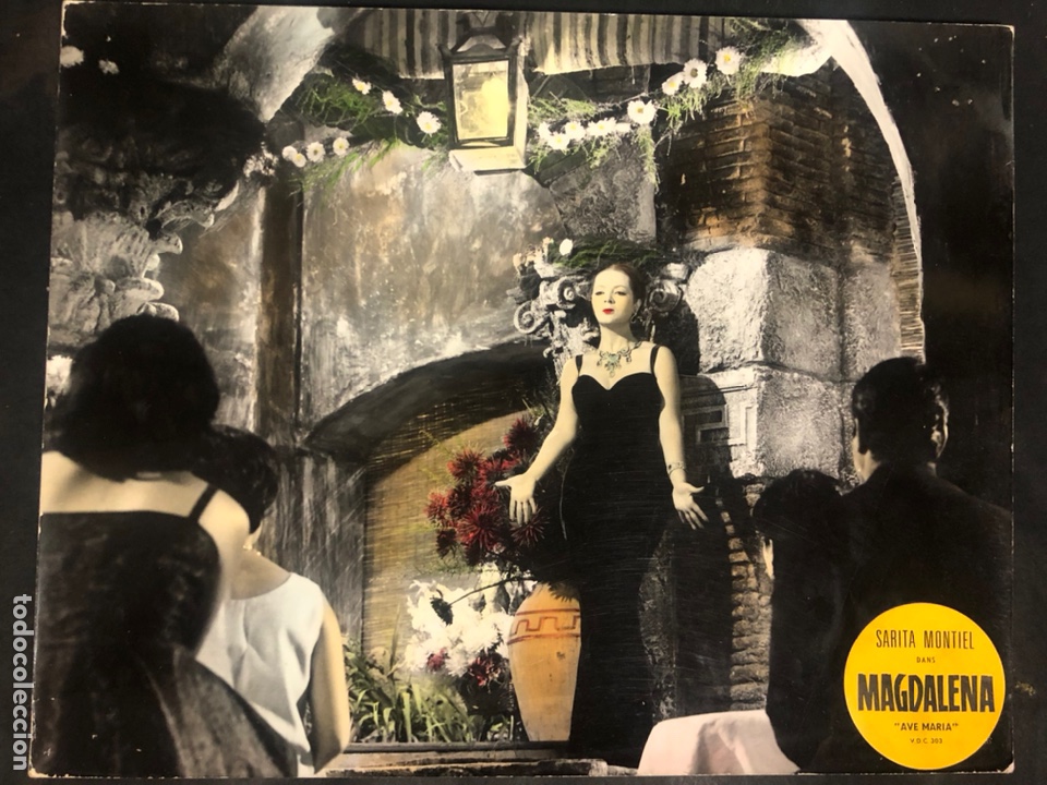 Cine: Foto original sara sarita Montiel.pecado de amor 29 x 23 cm