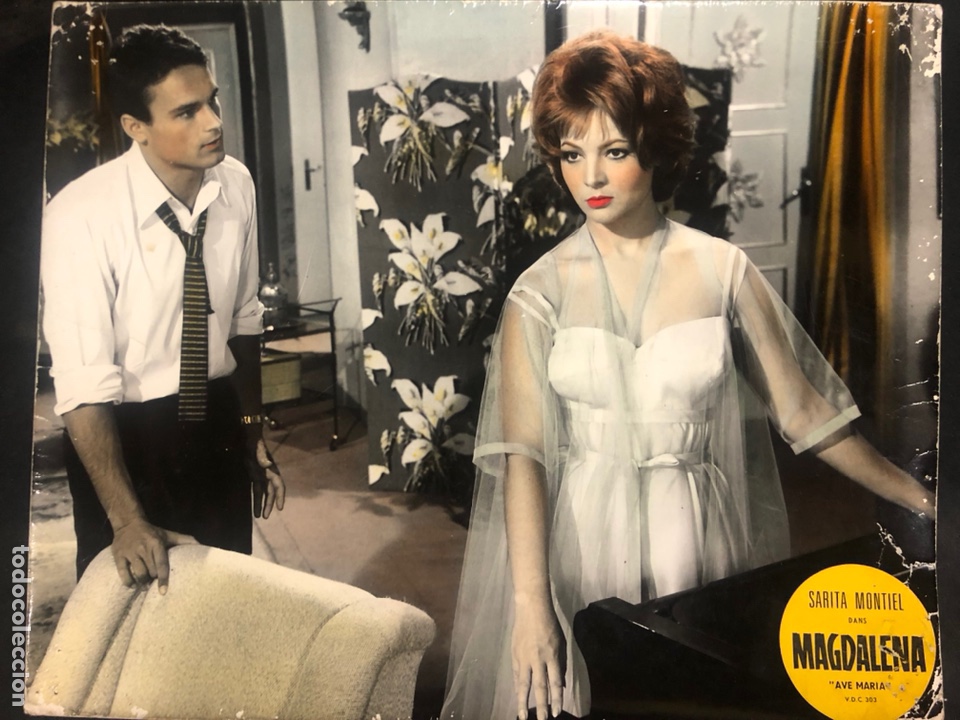 Cine: Foto original sara sarita Montiel.pecado de amor 29 x 23 cm