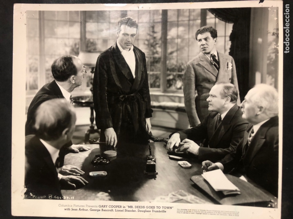 Cine: Foto original de Gary Cooper el secreto de vivir.frank Capra 20 x 25 c