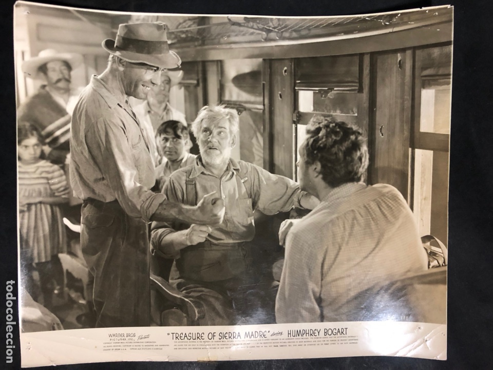 Cine: Foto original de Humphrey Bogart el tesoro de sierra madre 19 x 23 c