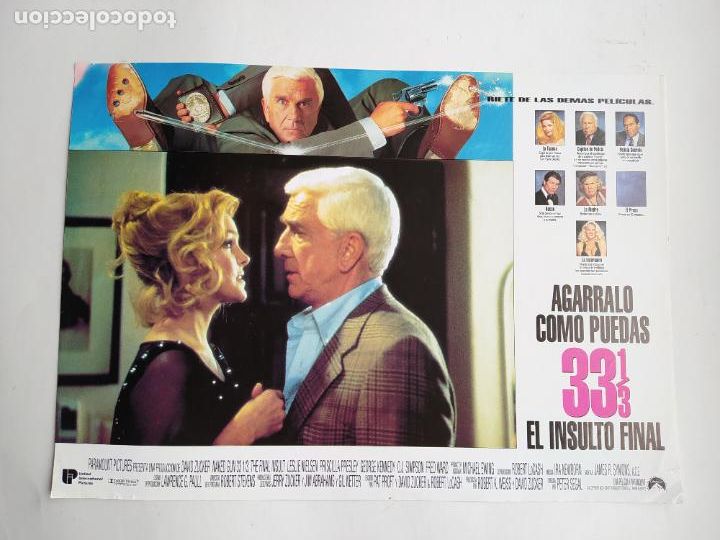 Cin&eacute;ma: FOTOGRAMA DE LA PELICULA AGARRALO COMO PUEDAS. EL INSULTO FINAL. LESLIE NIELSEN. TDKP17K
