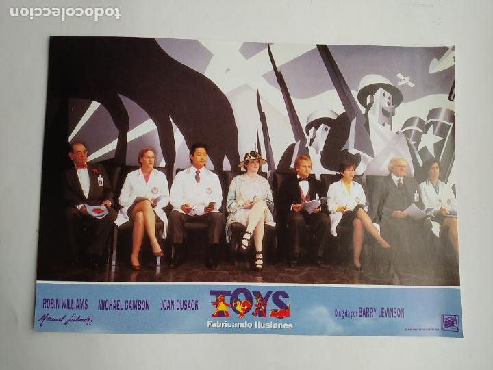 Kino: FOTOGRAMA DE LA PELICULA TOYS FABRICANDO ILUSIONES. ROBIN WILLIAMS MICHAEL GAMBON. TDKP17K