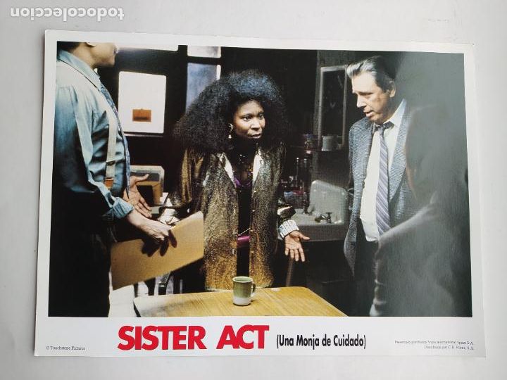 Cinema: LOTE DE 3 FOTOGRAMAS DE LA PELICULA SISTER ACT. UNA MONJA DE CUIDADO. TDKP17K