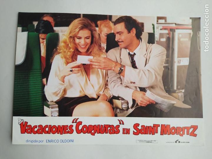 Kino: FOTOGRAMA DE LA PELICULA VACACIONES CORNUTAS EN SAINT MORITZ. ENRICO OLDOINI. TDKP17K