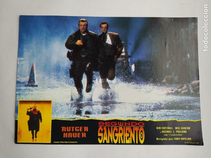 Kino: FOTOGRAMA DE LA PELICULA SEGUNDO SANGRIENTO. RUTGER HAUER. KIM CATTRALL. TDKP17K