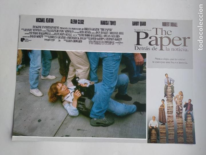 Kino: FOTOGRAMA DE LA PELICULA THE PAPER. DETRAS DE LA NOTICIA. RON HOWARD. MICHAEL KEATON. TDKP17K