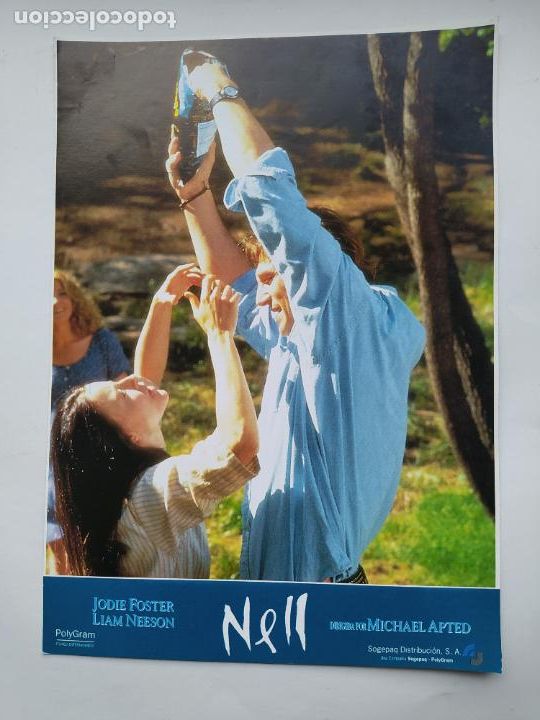 Kino: LOTE DE 2 FOTOGRAMAS DE LA PELICULA NELL. JODIE FOSTER. LIAM NEESON. MICHAEL APTED. TDKP17K