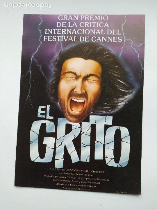 Cine: FOTOGRAMA CARTEL PRESENTACION PELICULA EL GRITO. ALAIN BATES. SUSANNAH YORK. TDKP17K