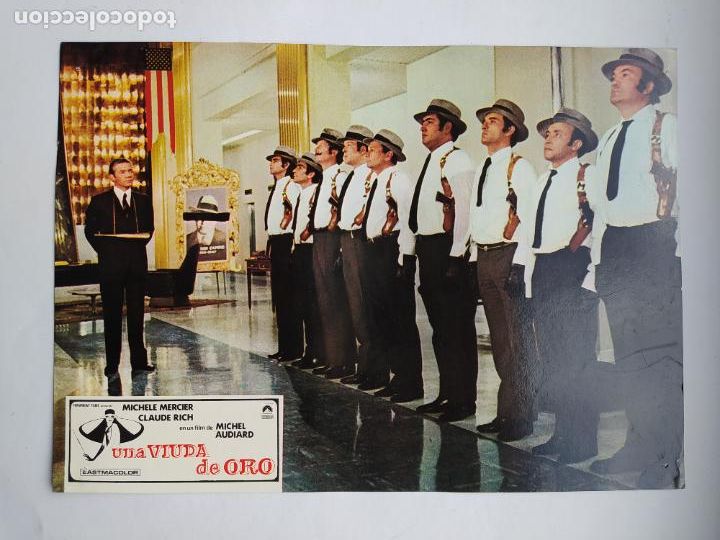 Cin&eacute;ma: FOTOGRAMA DE LA PELICULA UNA VIUDA DE ORO. MICHELE MERCIER. MICHEL AUDIARD. TDKP18B