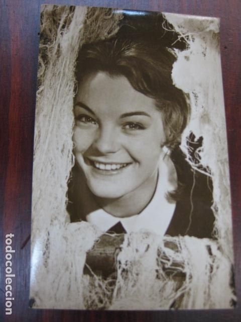 Cine: romy schneider - postal original b/n - sissi - ed. archivo bermejo