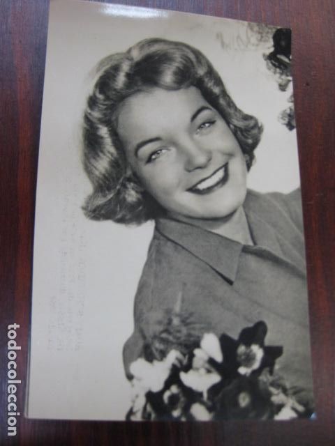 Cine: romy schneider - postal original b/n - sissi - ed. archivo bermejo 6303