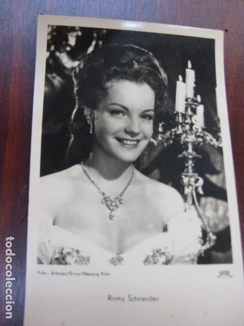 Cine: romy schneider - postal original b/n - sissi - ed. ufa fk 3450