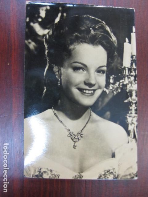 Cine: romy schneider - postal original b/n - sissi - ed. archivo bermejo