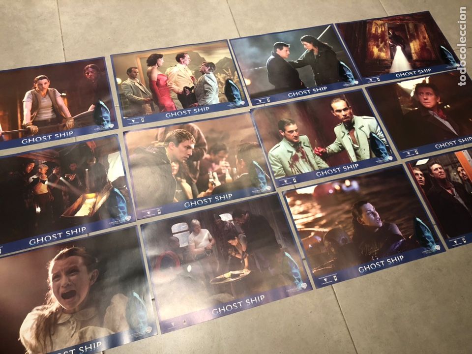 Cinema: JUEGO 12 FOTOCROMOS PEL&Iacute;CULA GHOST SHIP (BARCO FANTASMA) con Gabriel Byrne, Julianna Margulies