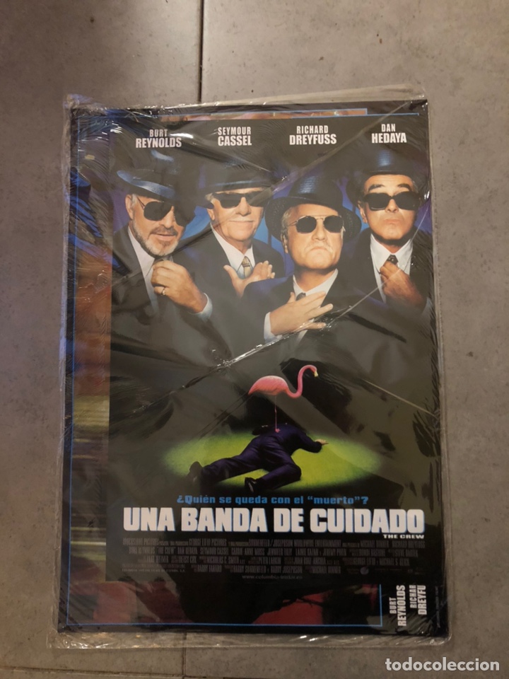 Cine: JUEGO FOTOCROMOS PEL&Iacute;CULA UNA BANDA DE CUIDADO (The crew) + GU&Iacute;A con Richard Dreyfuss, Burt Reynolds