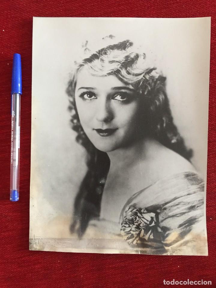 Cine: F11796 FOTO FOTOGRAFIA ORIGINAL DE PRENSA ACTRIZ MARY PICKFORD