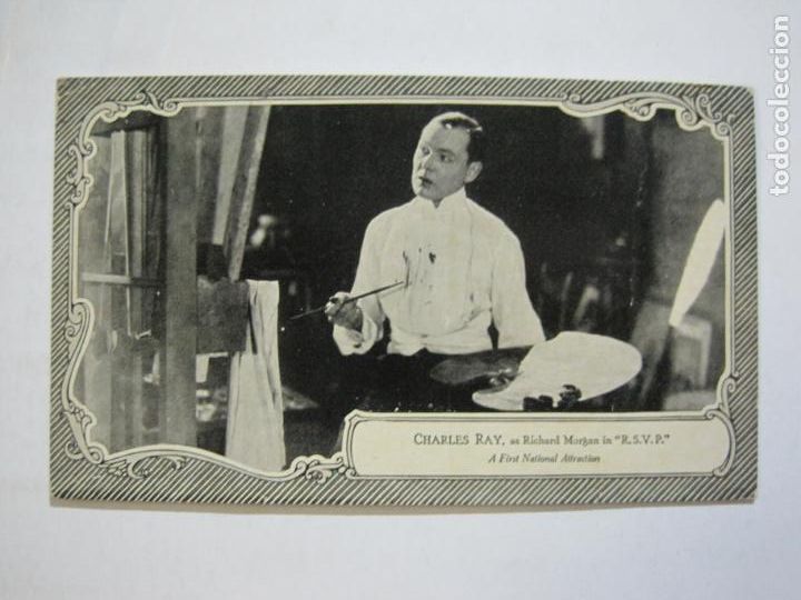 Cine: CHARLES RAY-R.S.V.P.-POSTAL ANTIGUA DE CINE-VER FOTOS-(76.547)