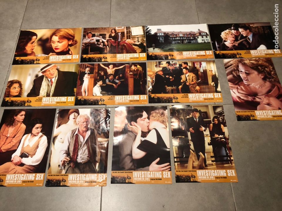 Cine: JUEGO COMPLETO 12 FOTOCROMOS DE LA PEL&Iacute;CULA INVESTIGATING SEX (MISTERIOS DEL SEXO)