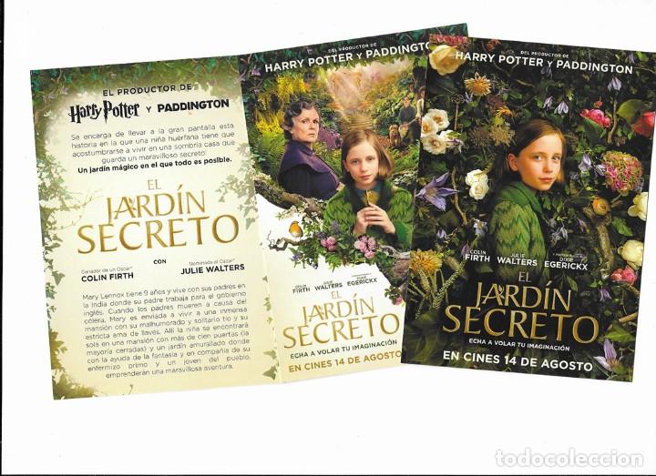 Cine: 2 Postales cine: EL JARDIN SECRETO. COLIN FIRTH Y JULIE WALTERS (2020)