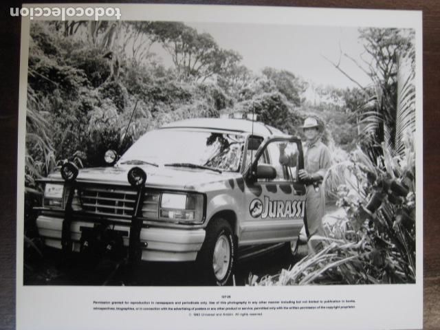 Cine: parque jurasico jurassic park - foto original b/n - sam neil steven spielberg