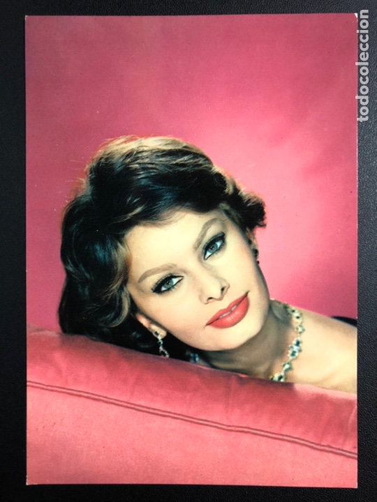 Cine: Tarjeta postal de sophia sofia loren